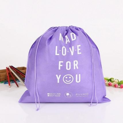 ছোট MOQ লোগো মুদ্রণ অ বোনা drawstring ব্যাগ