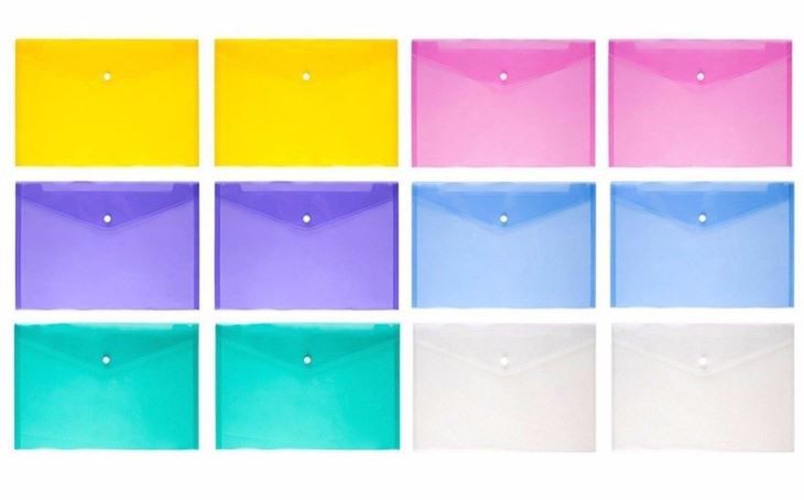 A4 Plastic File Pocket